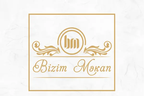 Специальный логотип для ресторана Bizim Məkan