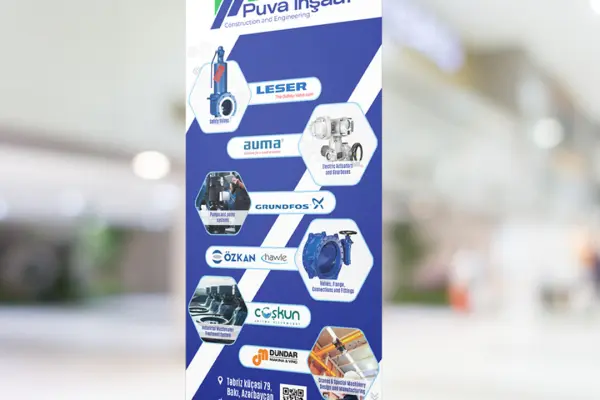 New Roll Up advertising for Puva İnşaat