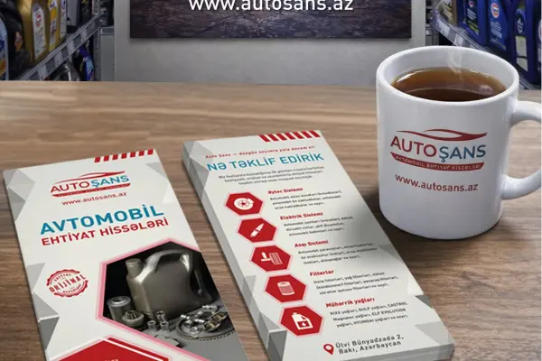 Flyer for AUTOŞANS company