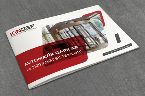 Modern and professional catalog for Kindef company