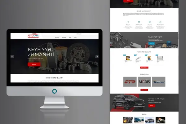 Online shopping website for AUTOŞANS