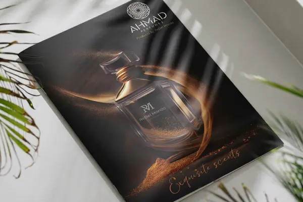A modern and premium style catalog for AHMAD Perfumes