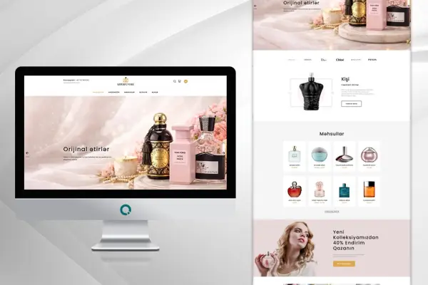 AZPERFUMARE şirkəti üçün onlayn alış vebsaytı
