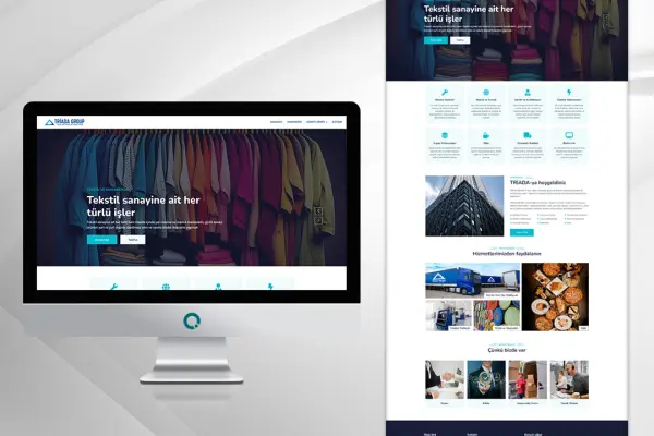 Веб сайт для компании Triada Group