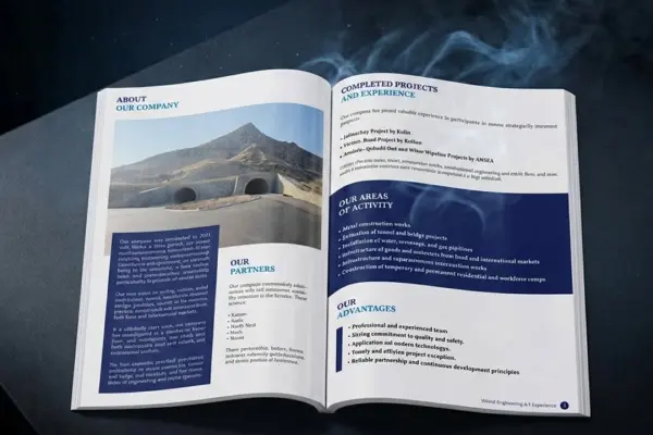 Global Engineering & Construction şirkəti üçün kataloq